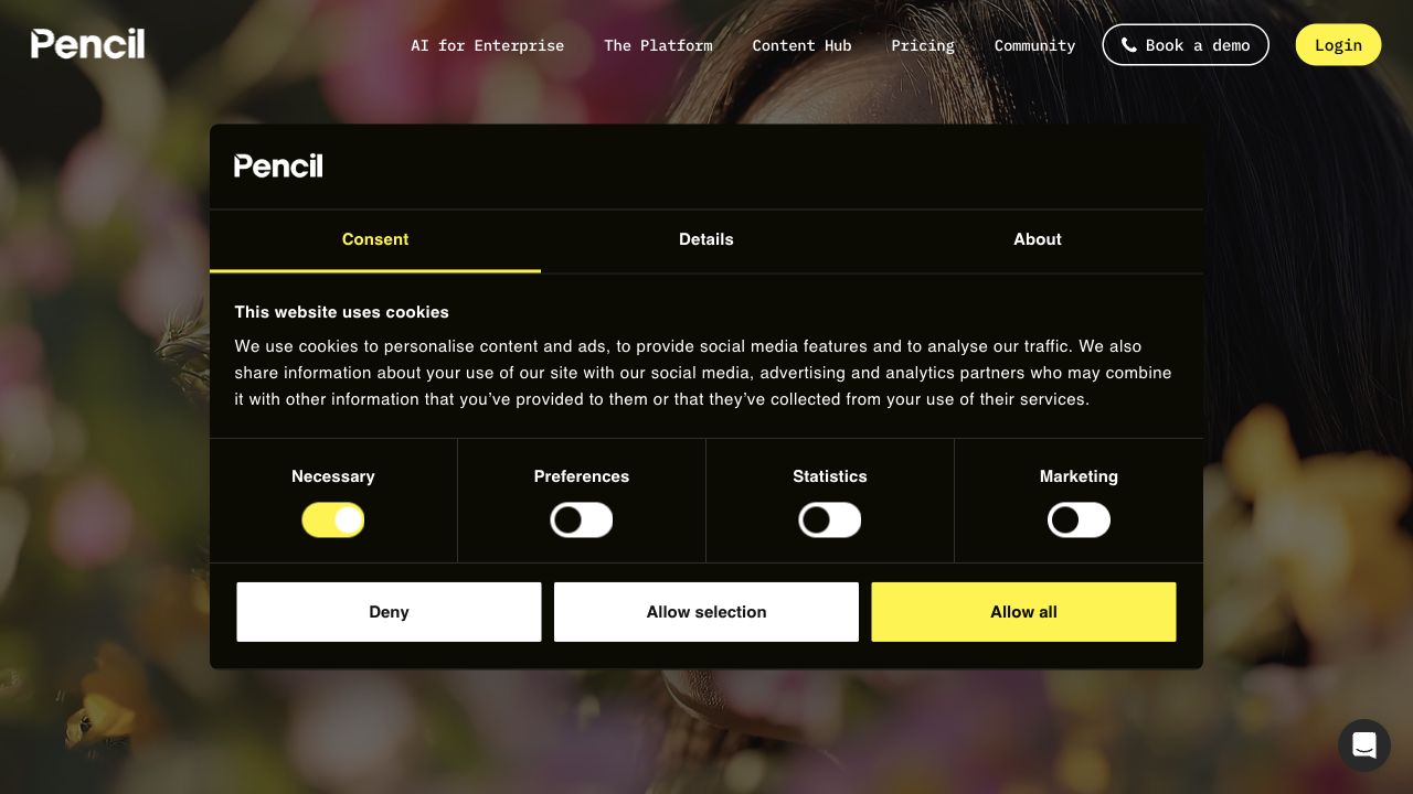 Pencil homepage
