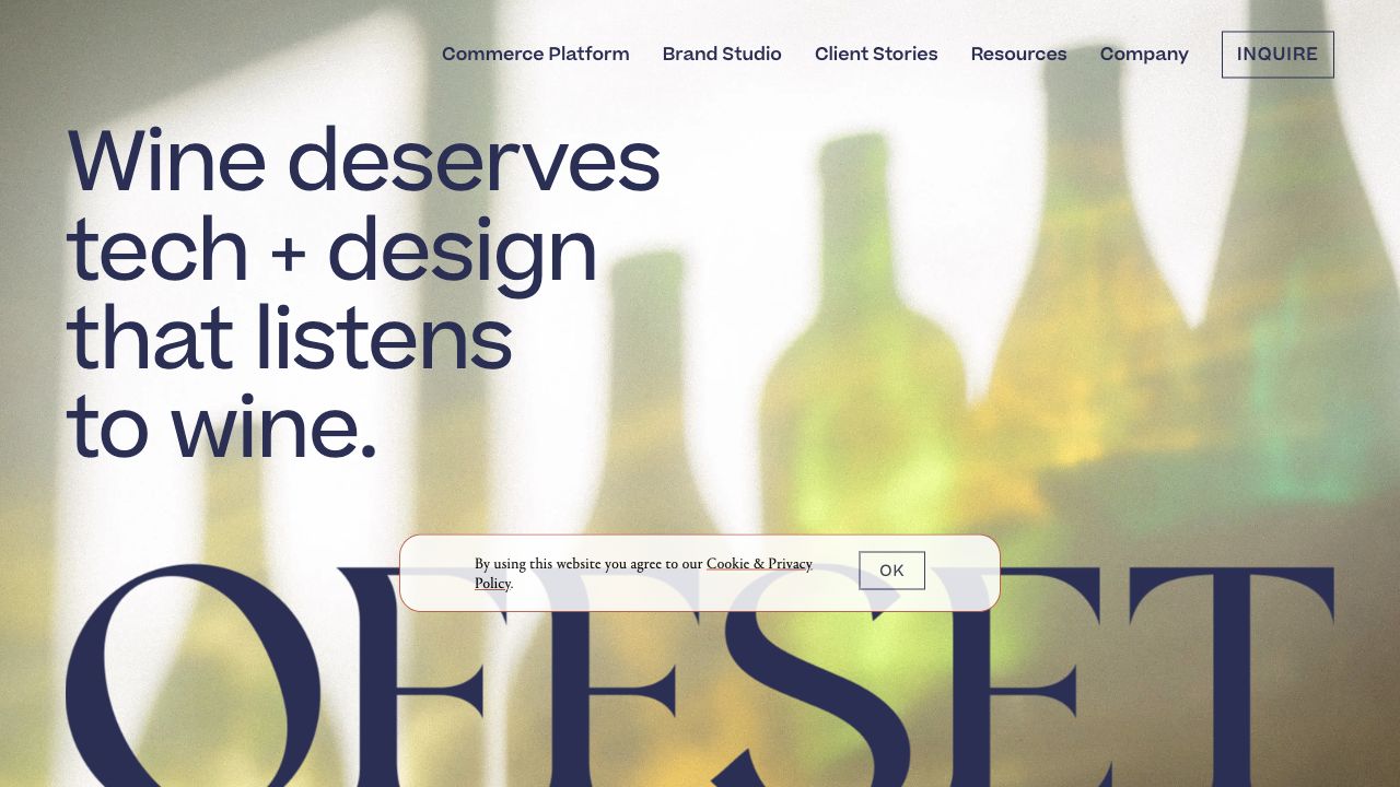 Offset Partners homepage